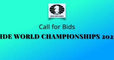 Call for Bids – FIDE World Seniors Championships 2023